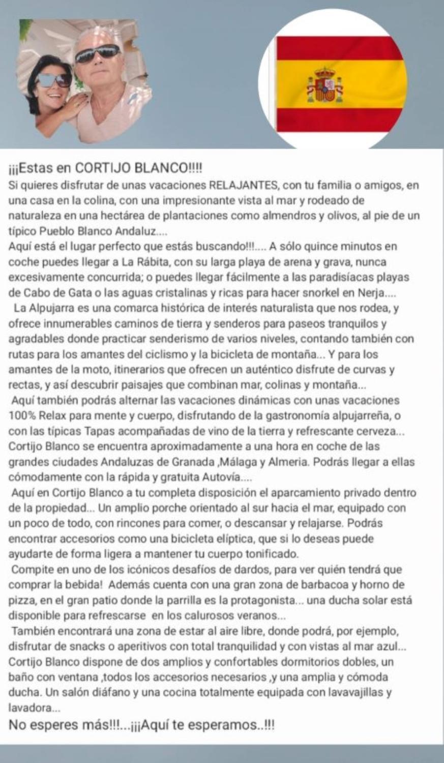 Cortijo Blanco Villa Albondon Kültér fotó